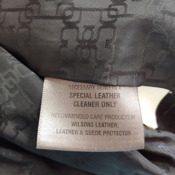 Wilsons Leather Pelle Studio Black Button Front Leather Jacket Size Women's Smal - Picture 16 of 16